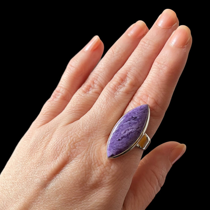 Silberring mit Wagenlenker BS008