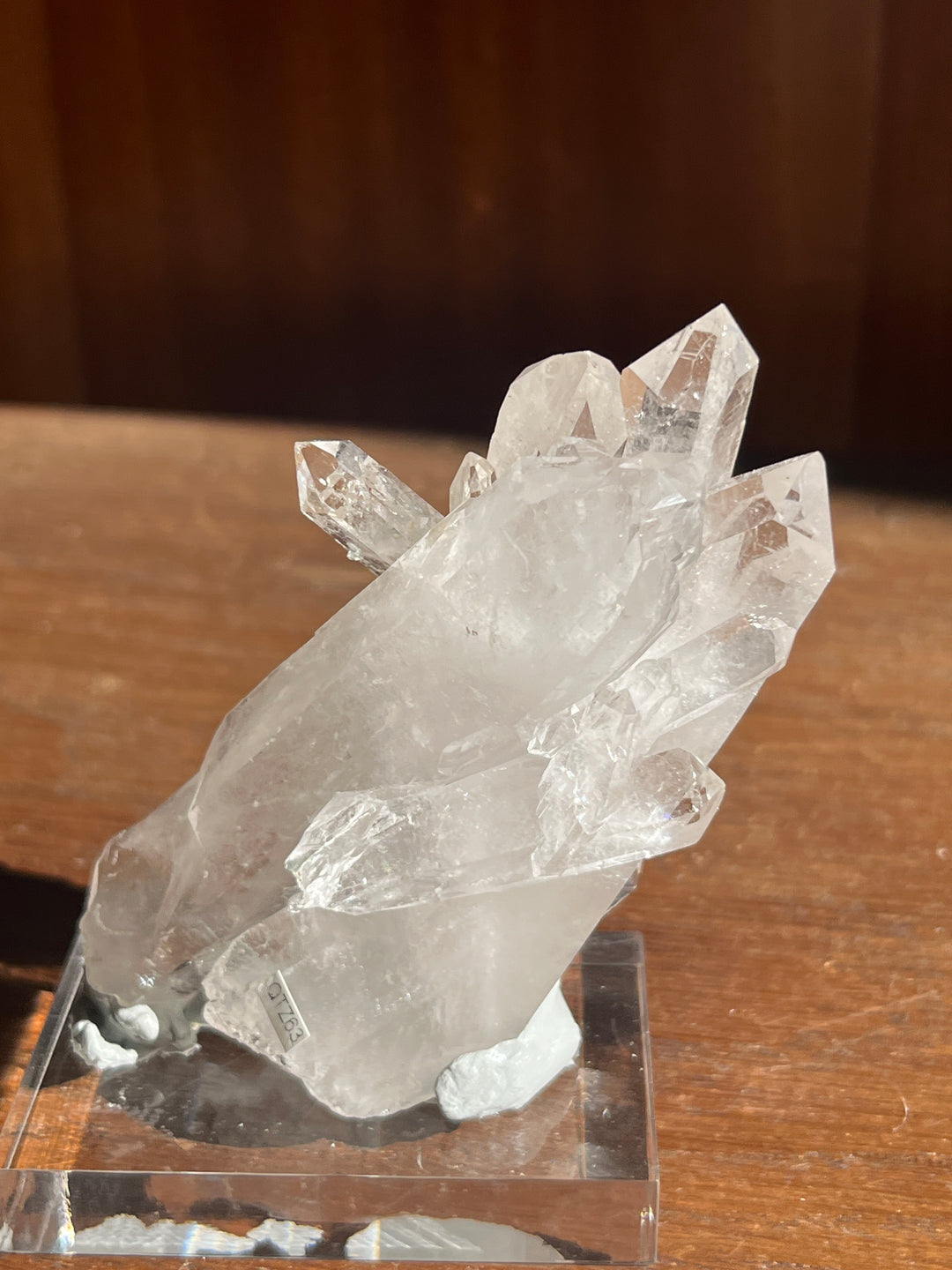 Druse de cristal de roche bideterminés  Brésil QTZ63