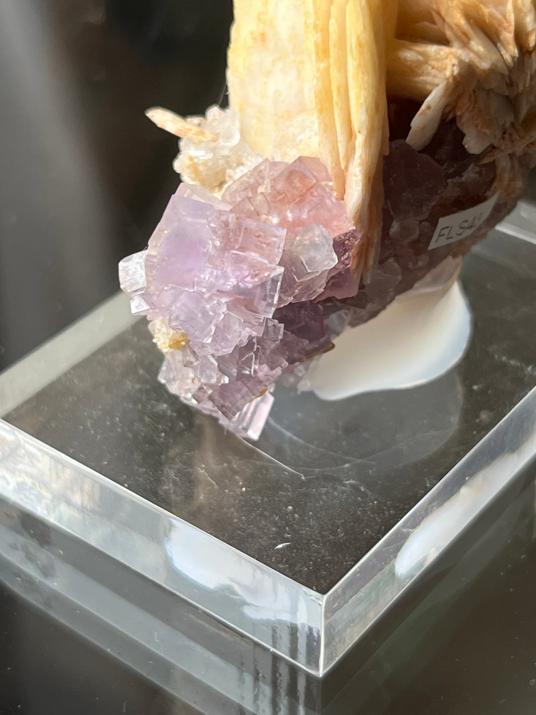 Fluorite and barite quartz Spain FLS43