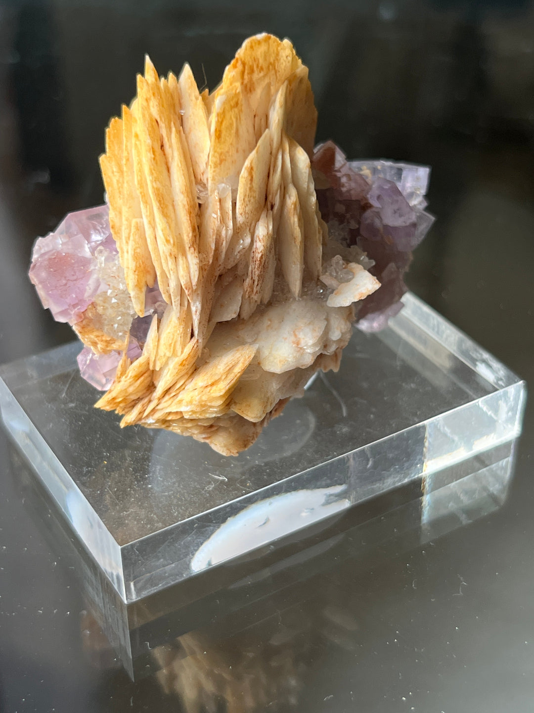 Fluorite and barite quartz Spain FLS43
