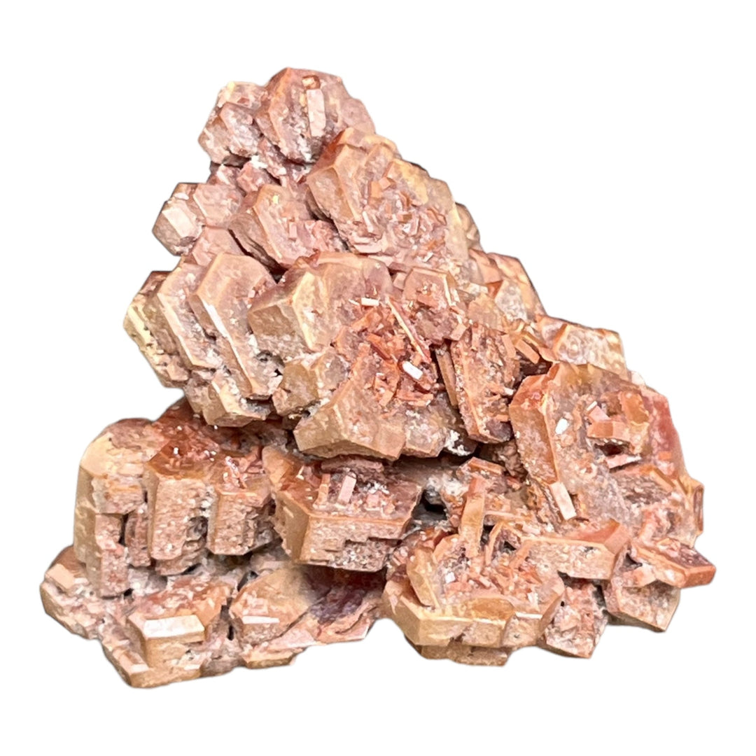 Vanadinite maclée rouge brun du Maroc