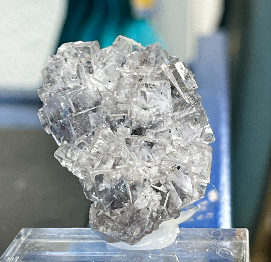 Transparenter Fluorit aus der Emilio-Mine in Spanien (FLS7)