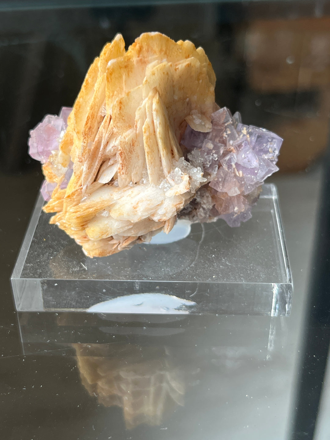 Fluorite and barite quartz Spain FLS43