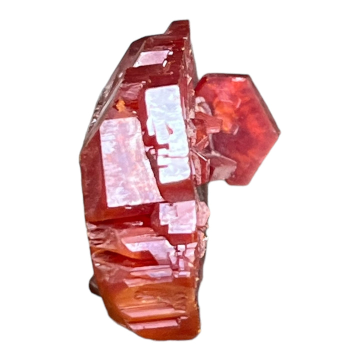 Gem-quality twinned vanadinite from Morocco