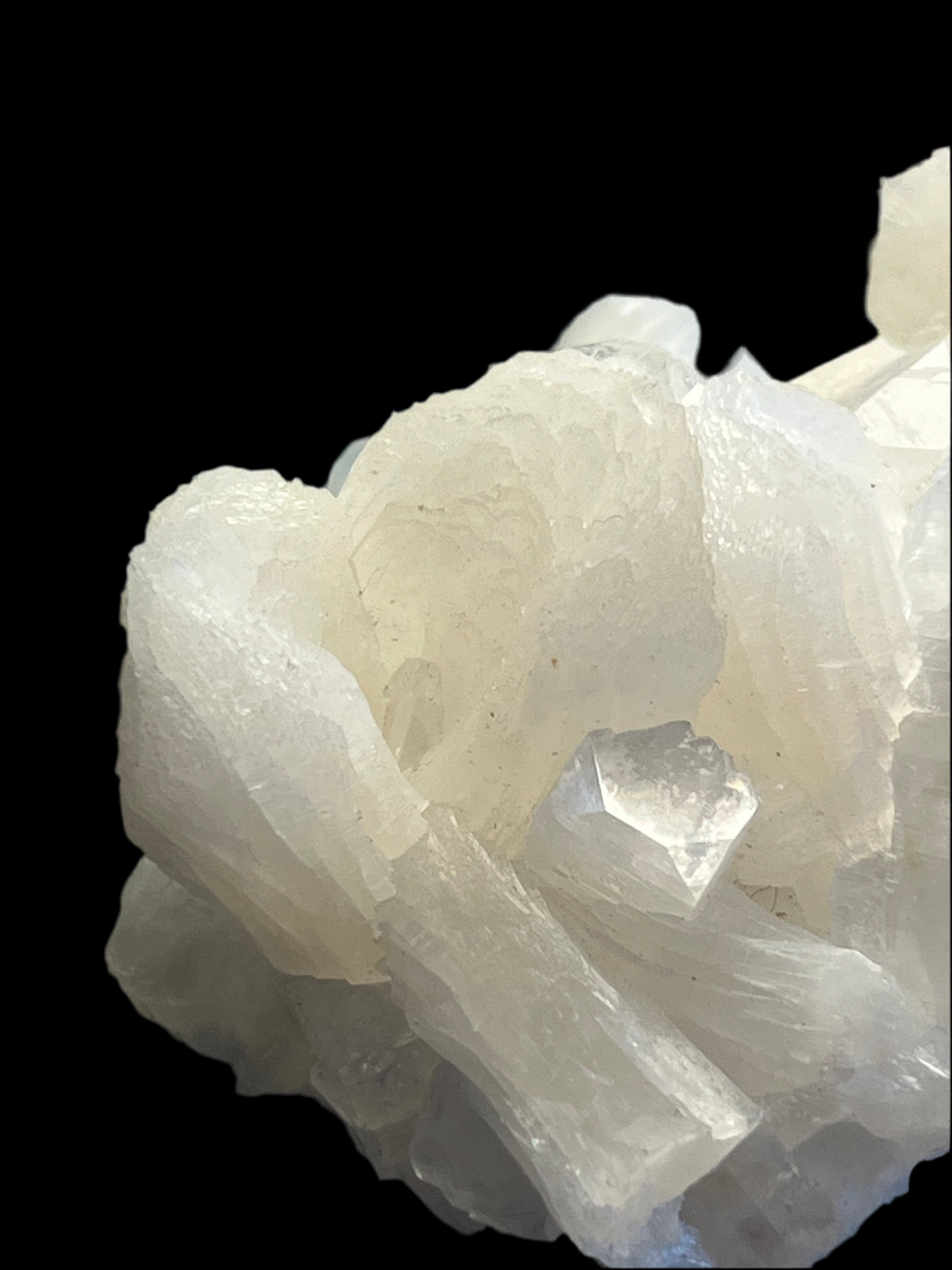 Apophyllite & heulandite sur mordénite inde DW228