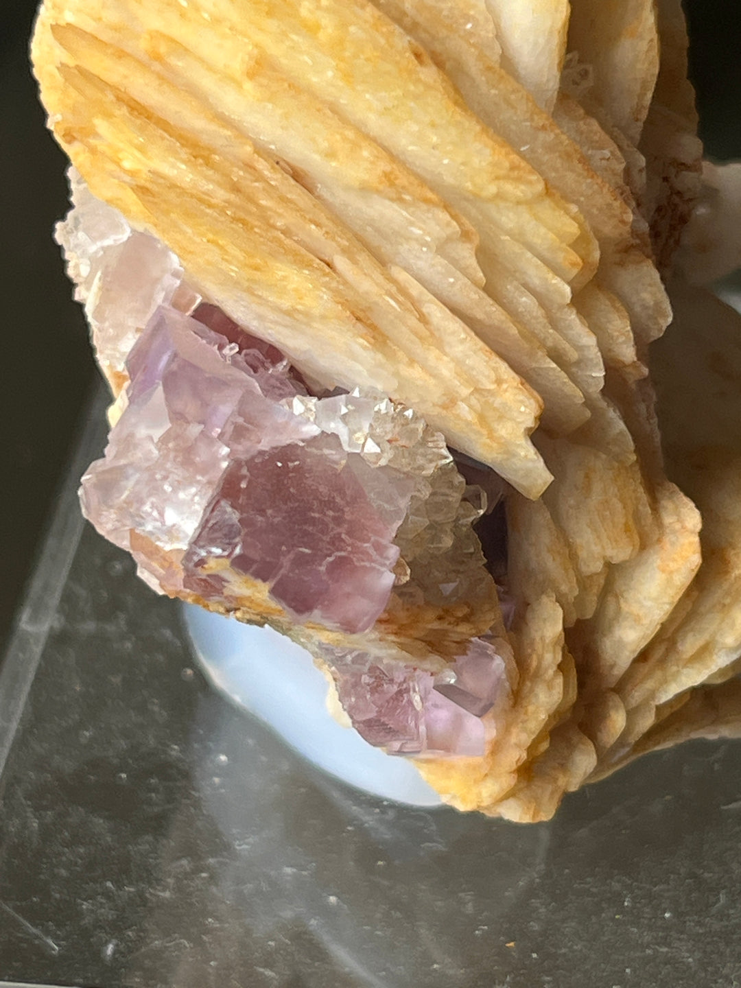 Fluorite and barite quartz Spain FLS43
