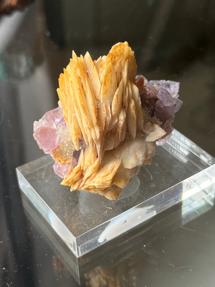 Fluorite and barite quartz Spain FLS43