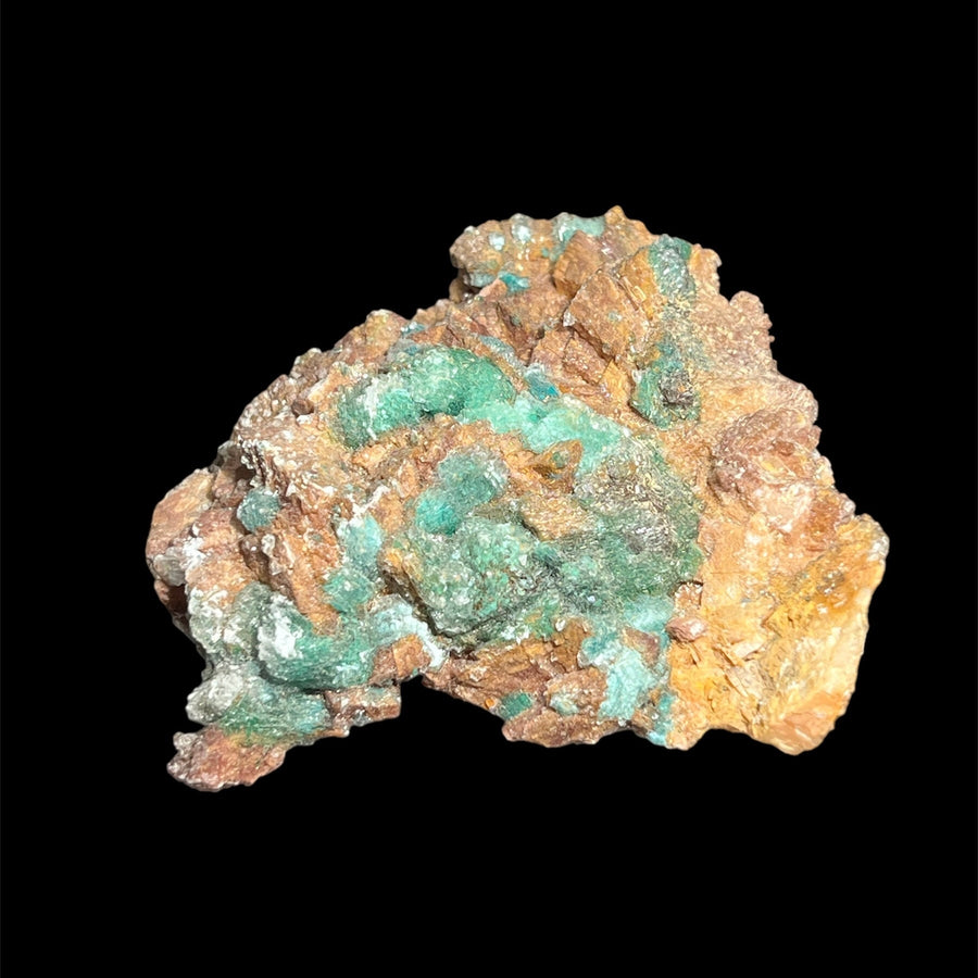 Devilline sur cobaltocalcite Bou Beker Maroc