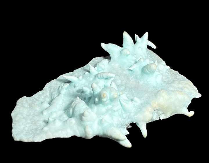 Blue aragonite, Zeiringite variety, Slovakia M18E248