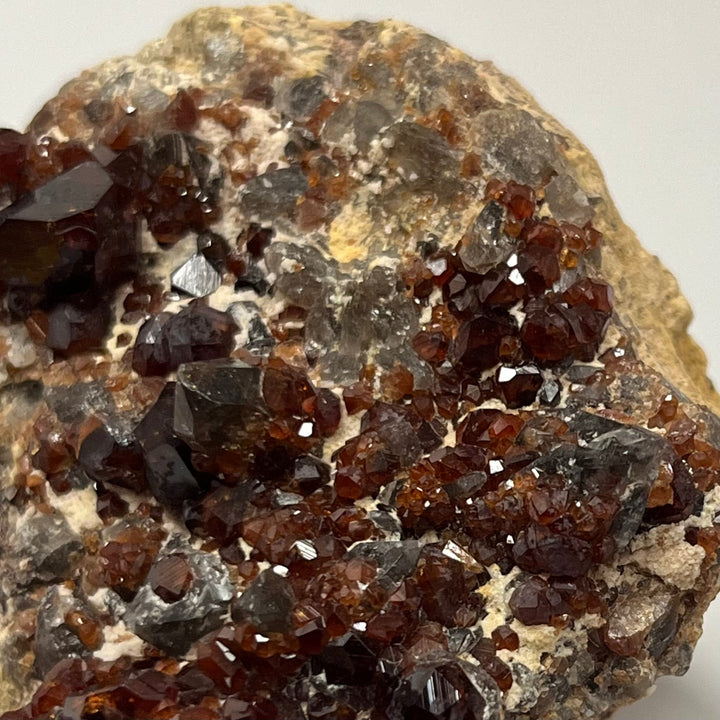 Spessartine quartz fumé Tongbei Chine DR9