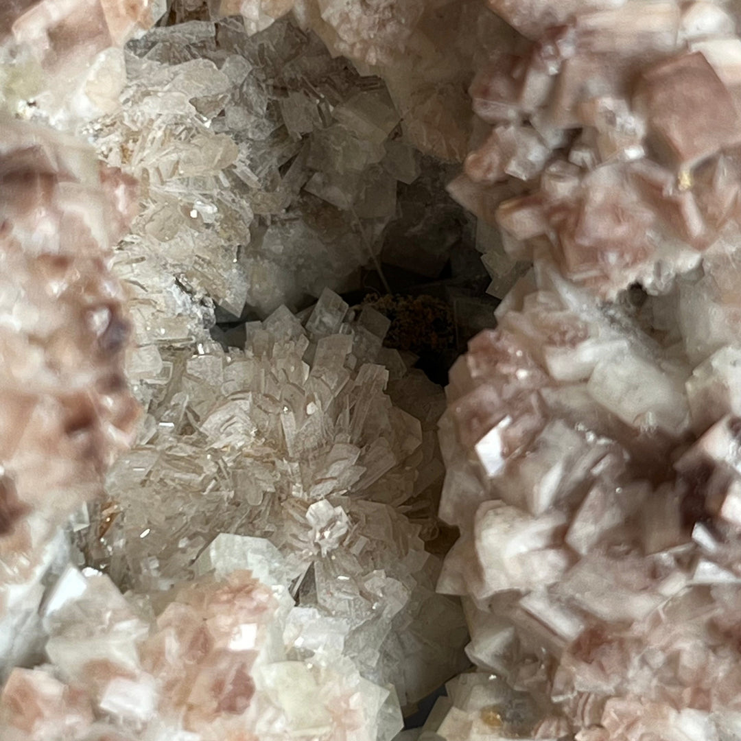 Calcite and Hemimorphite Mexico DR108