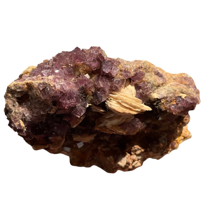 Fluorit, Baryt und Quarz, La Cabana Berbes, Spanien DR153