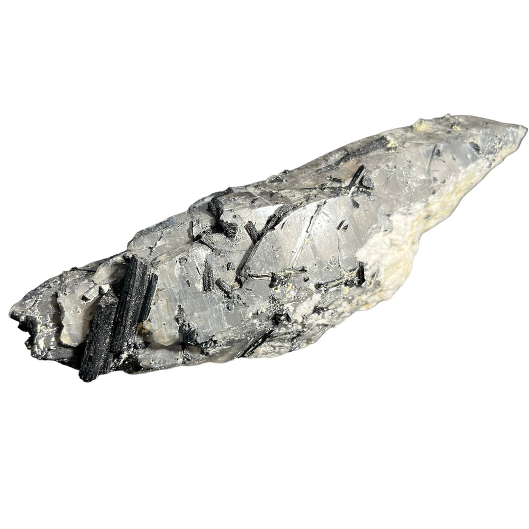 Black tourmaline in quartz, China DA202