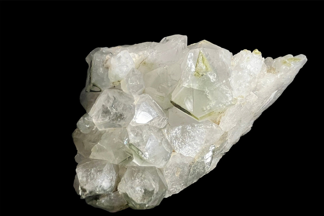 Chloritischer Quarz, Les 2 Alpes, Frankreich DR166