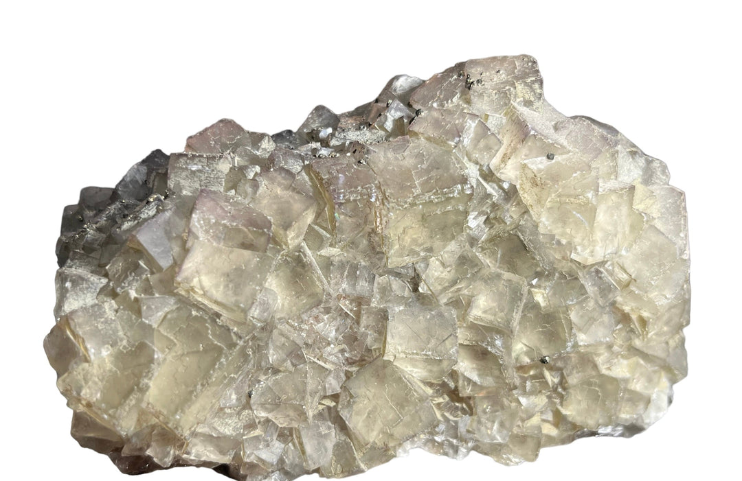 Fluorite pyrite Morocco DW87