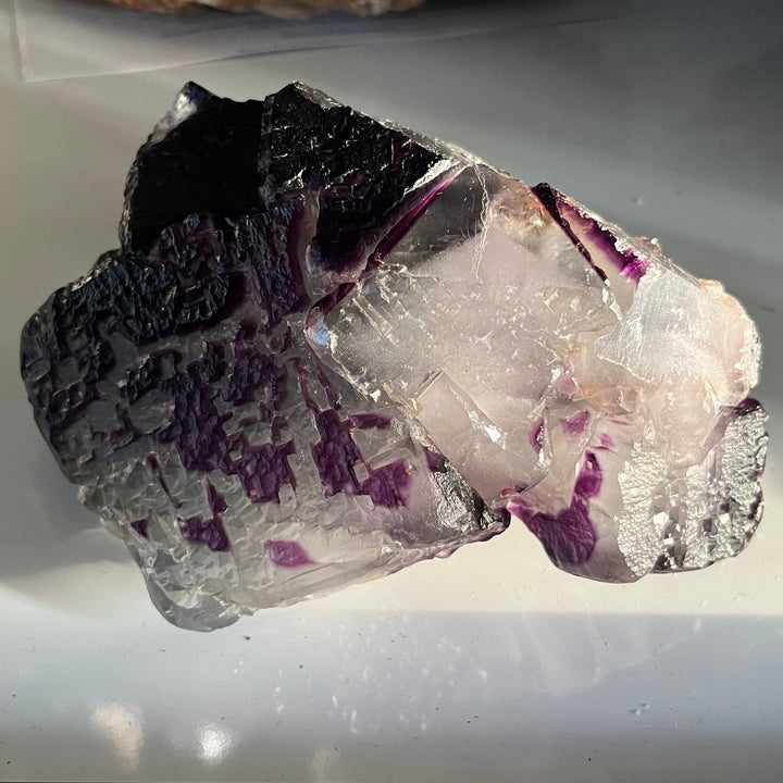 Bicolor Fluorite Camissinone mine, Lombardy, Italy DA217
