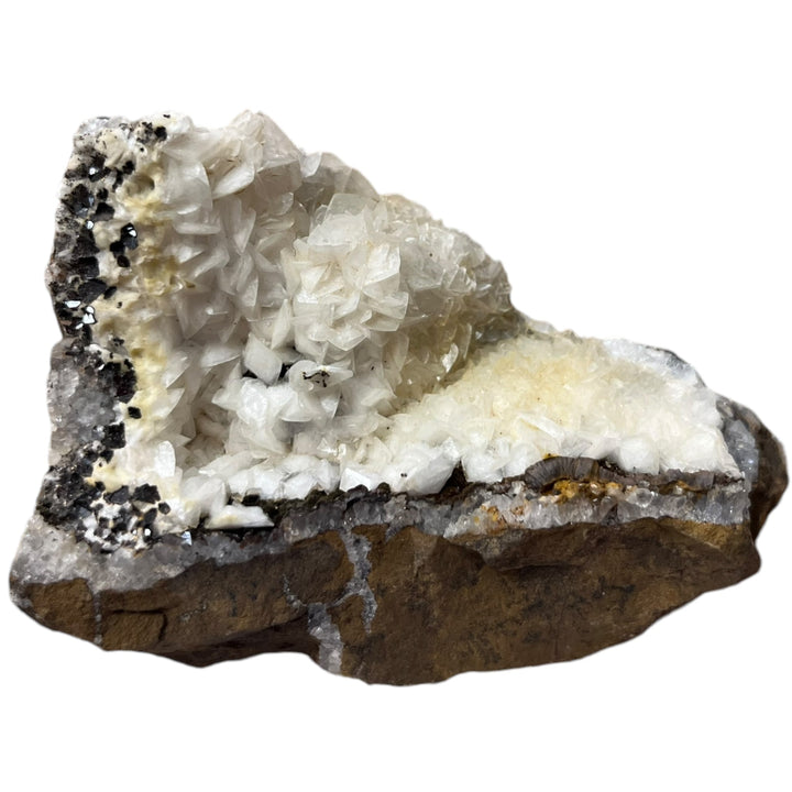 CALCITE Goethite quartz Tarn France M18W6