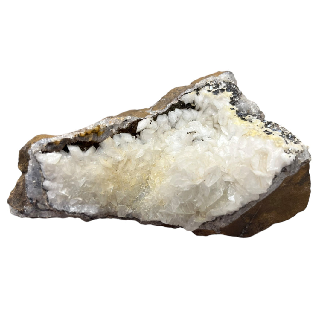 CALCITE Goethite quartz Tarn France M18W6