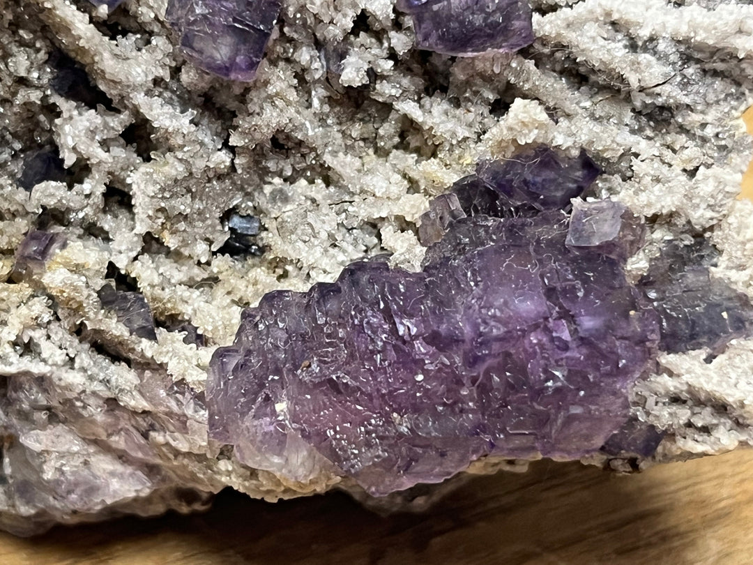 Fluorine from Foiches Ardennes coll Poinsot