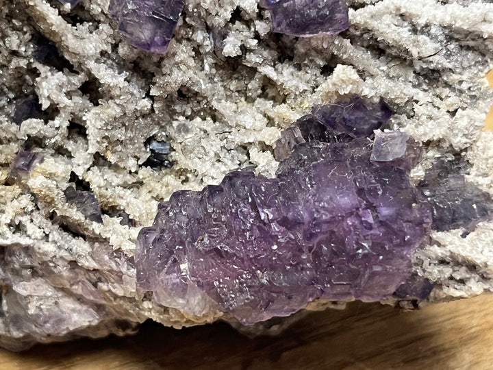 Fluorine from Foiches Ardennes coll Poinsot