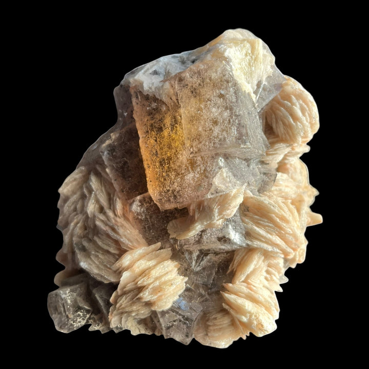 Fluorit mit Baryt Chaillac Frankreich DR218