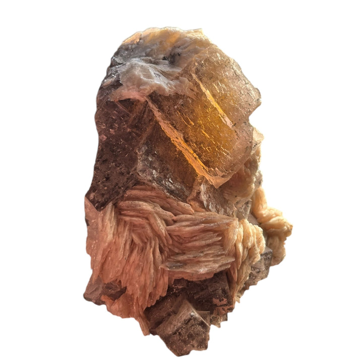 Fluorit mit Baryt Chaillac Frankreich DR218