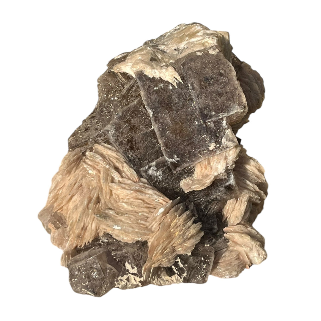 Fluorit mit Baryt Chaillac Frankreich DR218