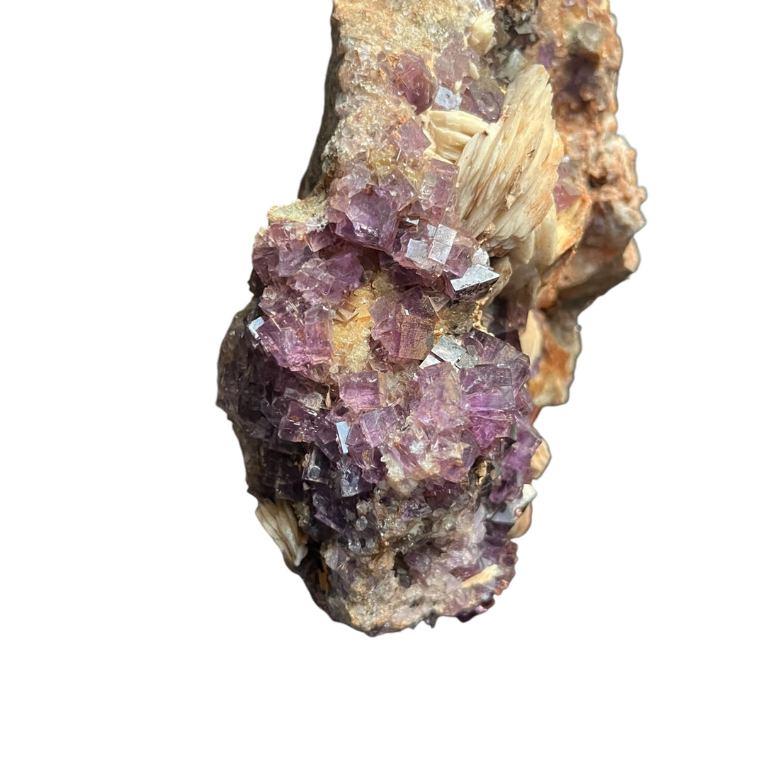 Fluorit, Baryt und Quarz, La Cabana Berbes, Spanien DR153