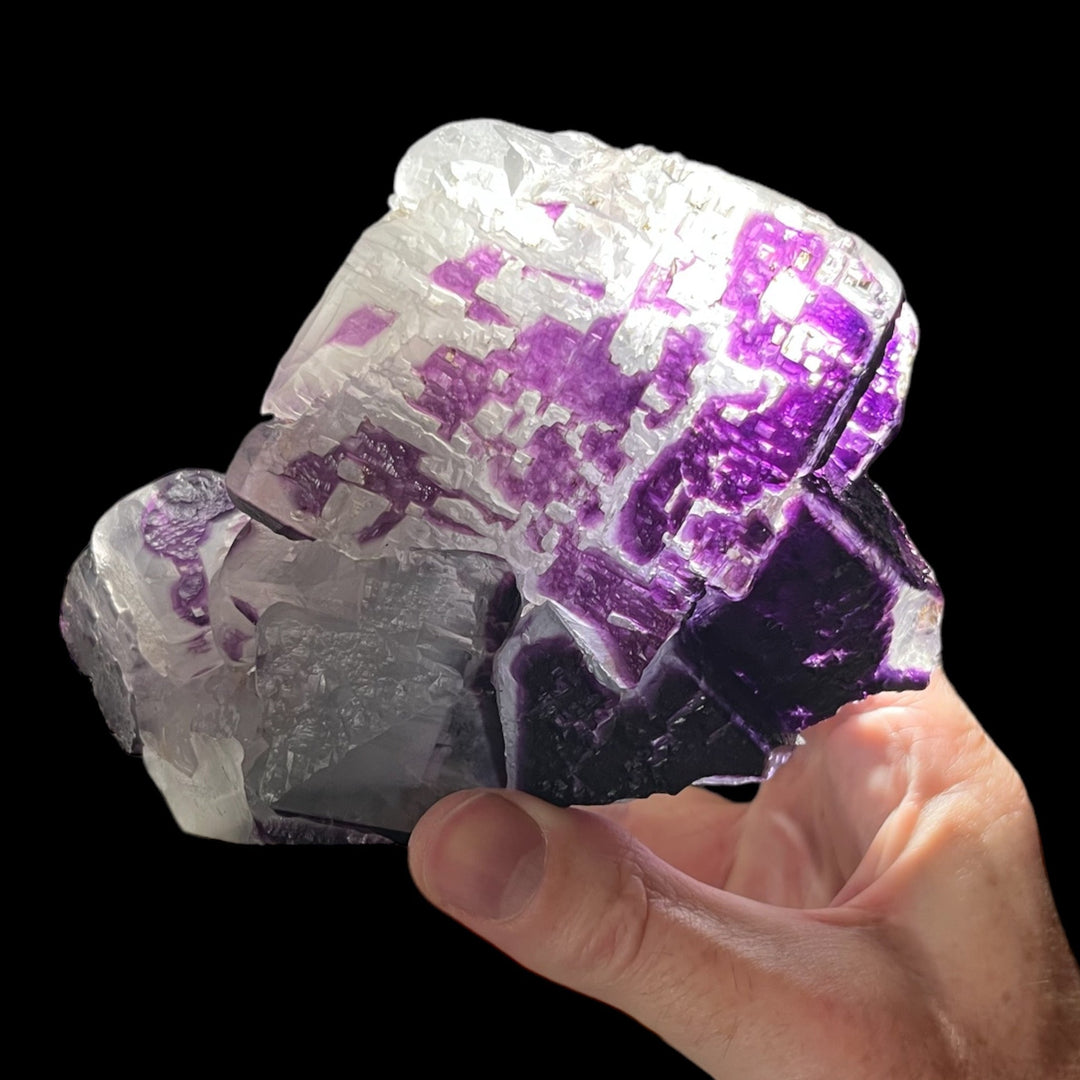 Bicolor Fluorite Camissinone mine, Lombardy, Italy DA217