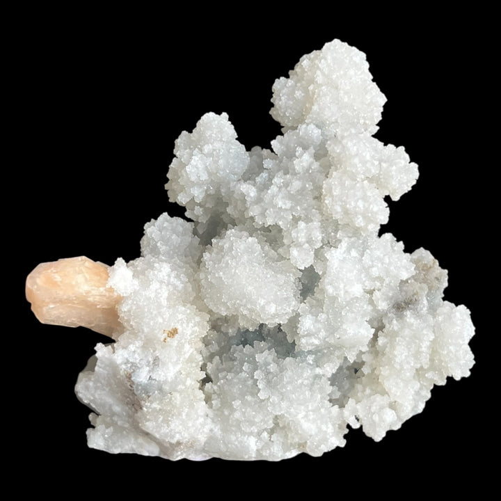 STILBITE on chalcedony India M18W81