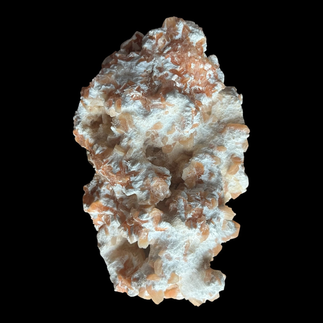 Oranger Stellerit auf Mordenit Indien DW169