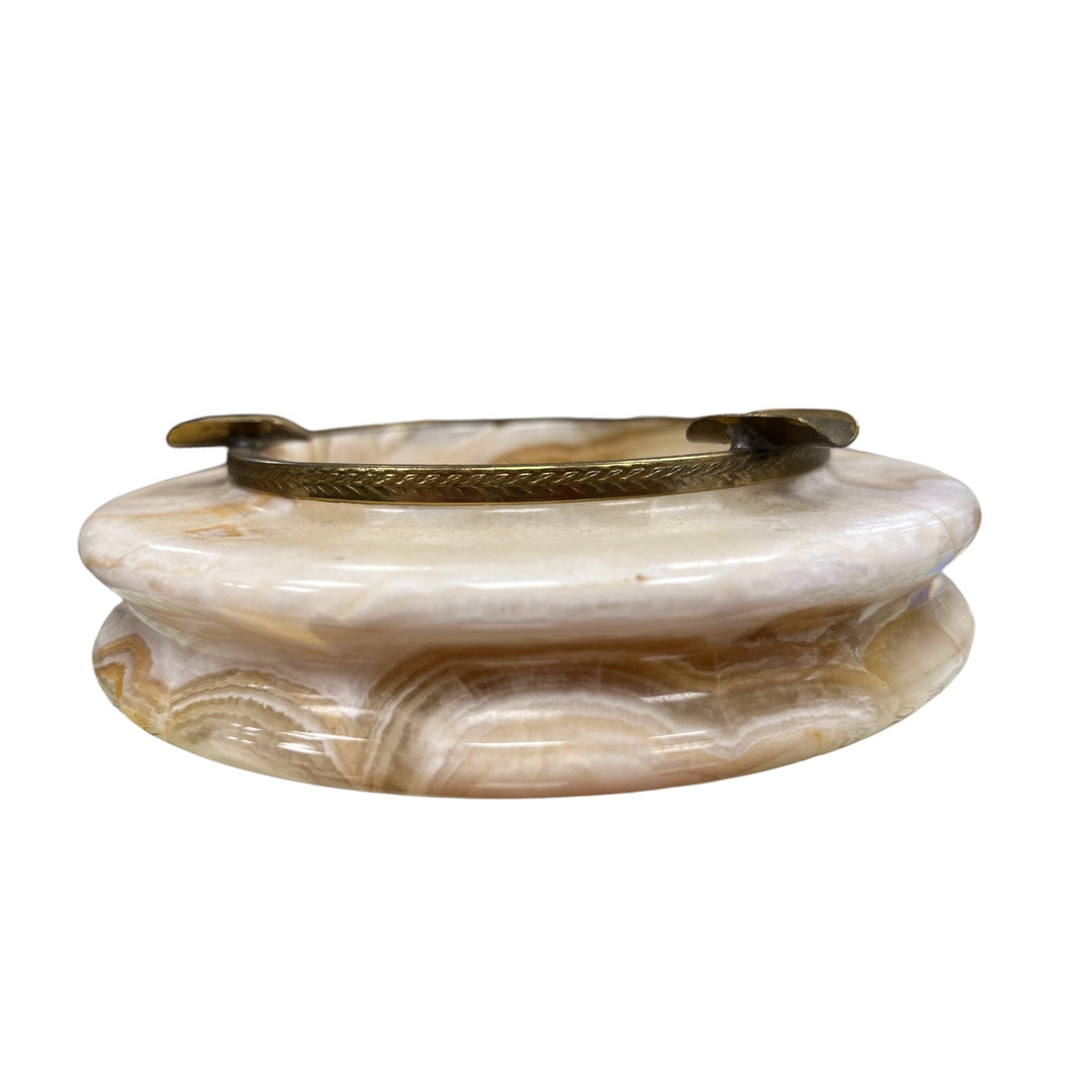 Vintage Onyx-Aschenbecher