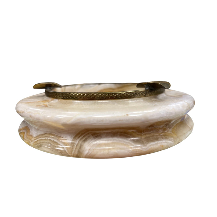 Vintage Onyx-Aschenbecher