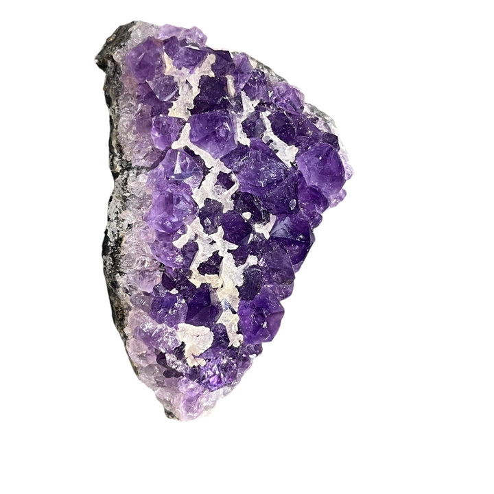 Amethyst Druse with Calcite, Brazil AM50