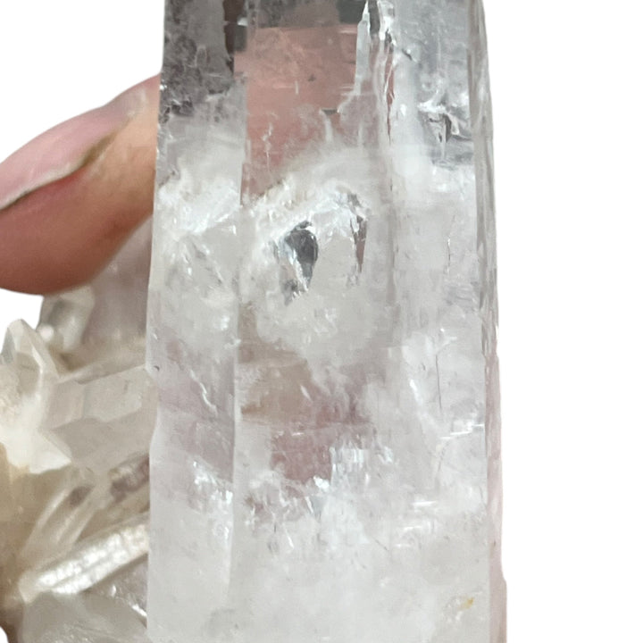 Durchdringung von Quarzgesteinskristallen in den Alpen DR27