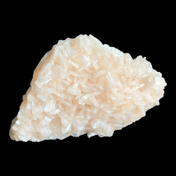 Peach stilbite and apophyllite India DW199