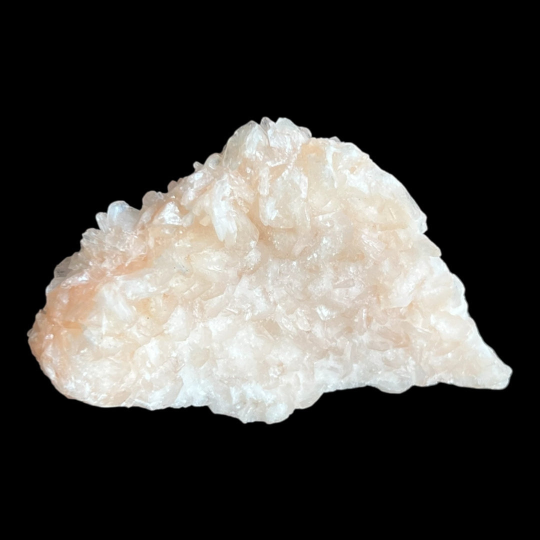 Peach stilbite and apophyllite India DW199