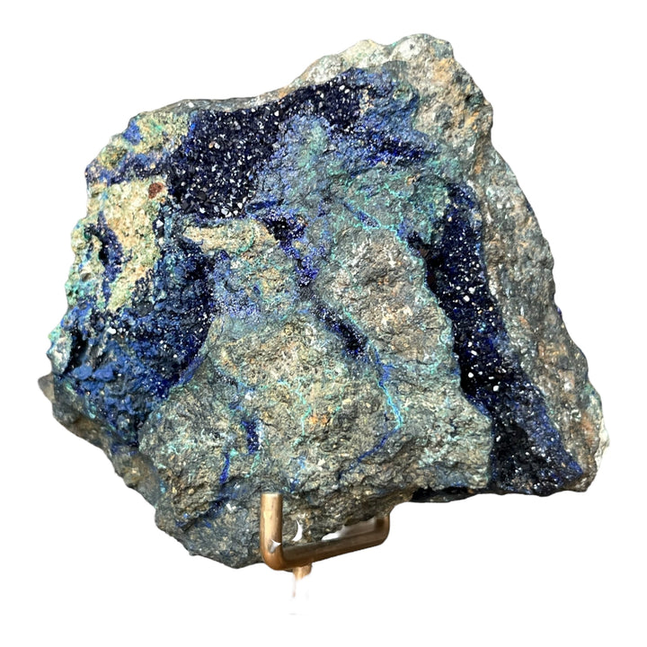 Azurite malachite chalcopyrite Morocco DR270