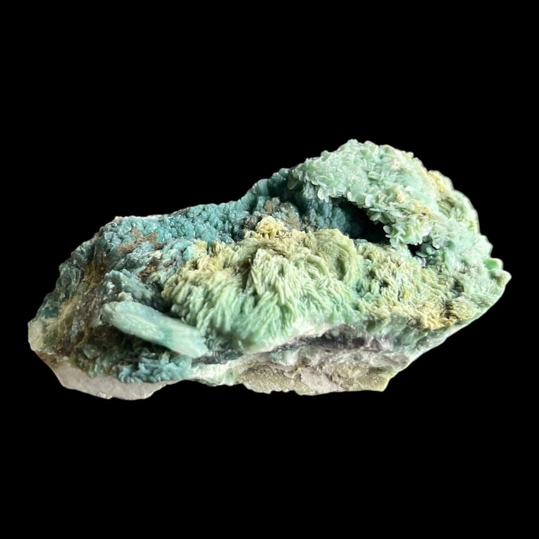 Celadonit in Heulandit, Stilbit Nashik India DW210