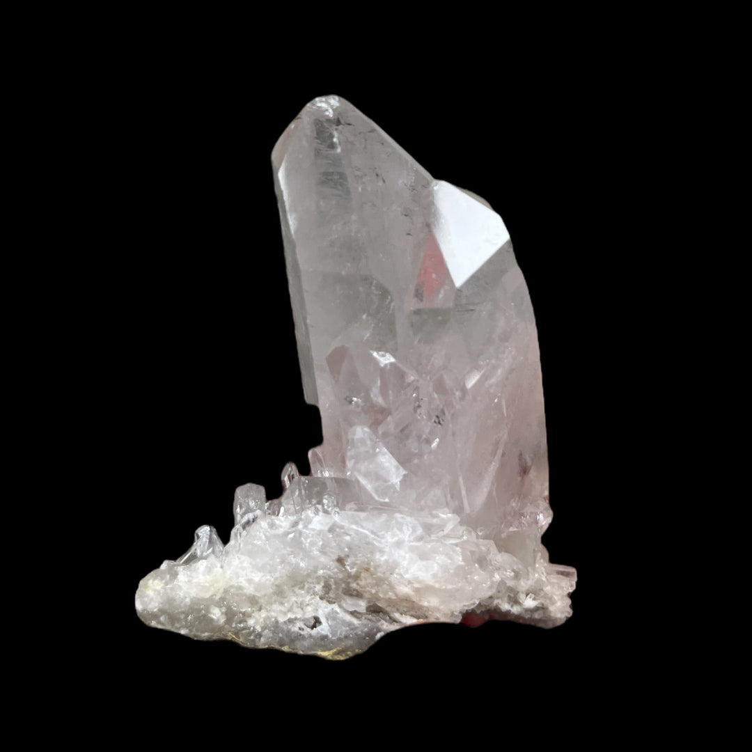 Double-determined rock crystal druse, Brazil QTZ60