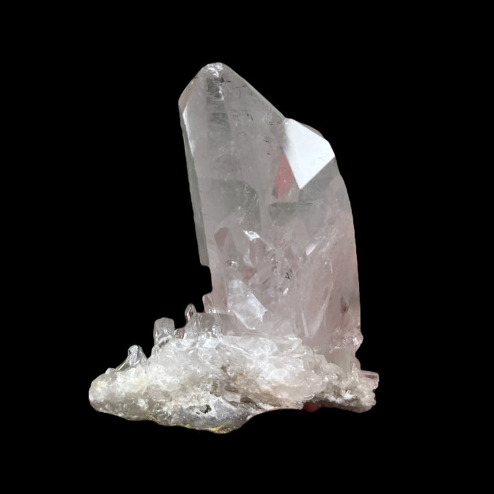 Double-determined rock crystal druse, Brazil QTZ60