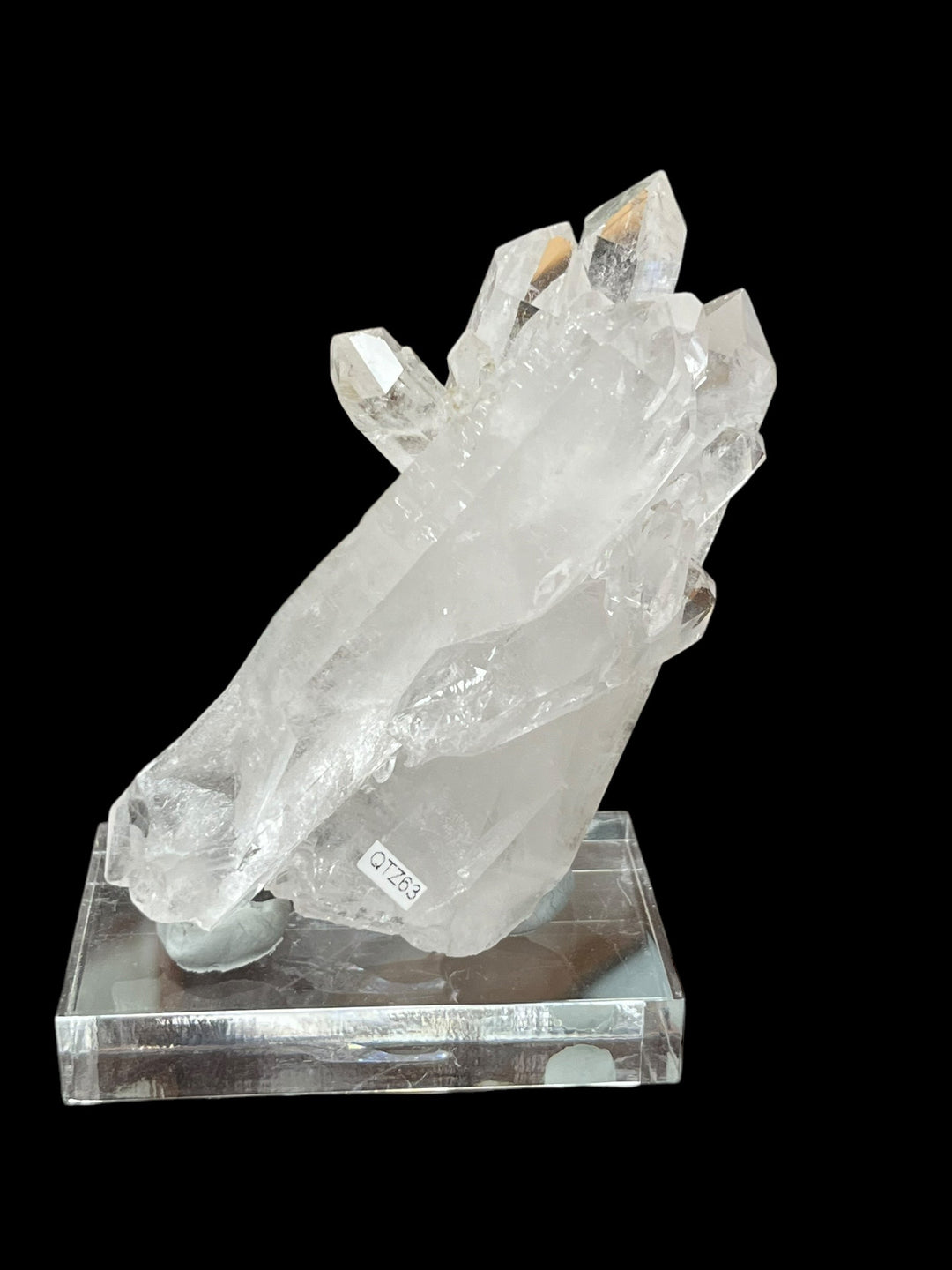 Bidetermined rock crystal druse Brazil QTZ63