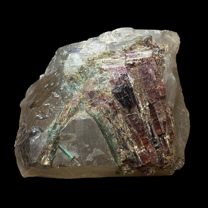 Watermelon tourmaline in quartz, Minas Gerais, Brazil, C38
