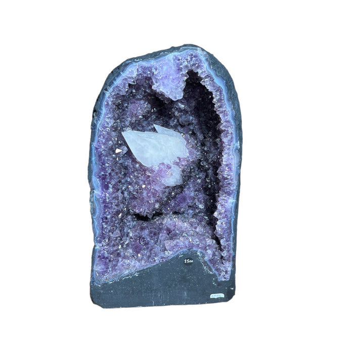 Amethyst- und Kalzit-Geode, Brasilien AMG4