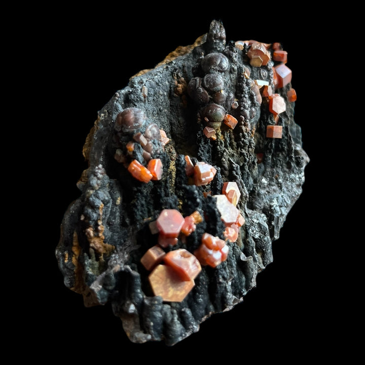 Vanadinite goethite Morocco DB45
