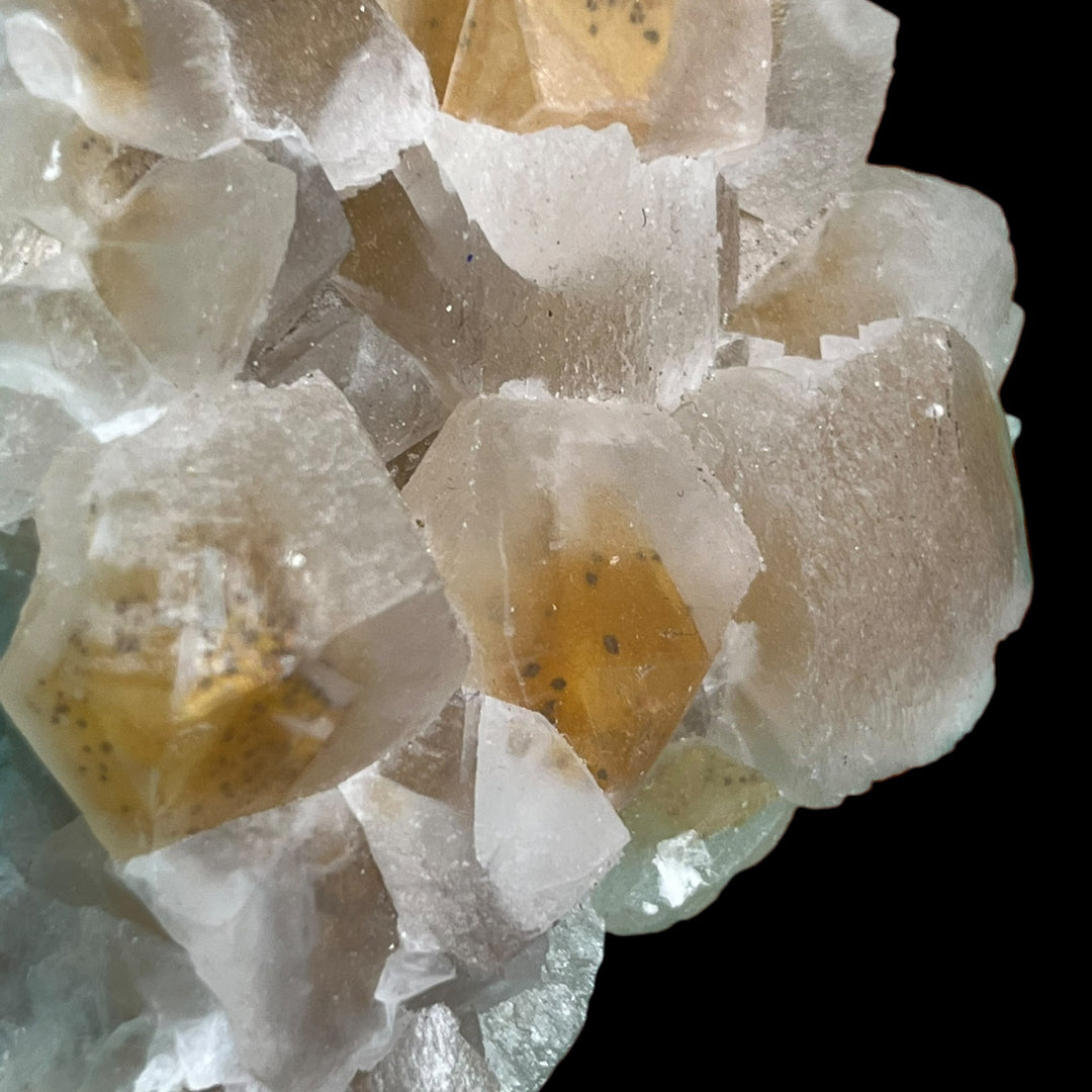 Orange Ghost Calcite Cerny Dul Czechoslovakia M18E249