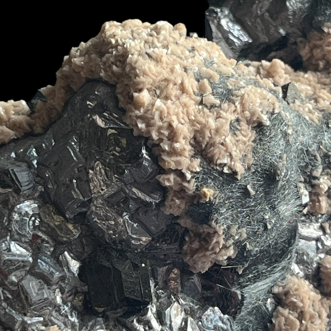 Rhodochrosite Galene sphalerite bakerite Stan Terg Kosovo M18W132