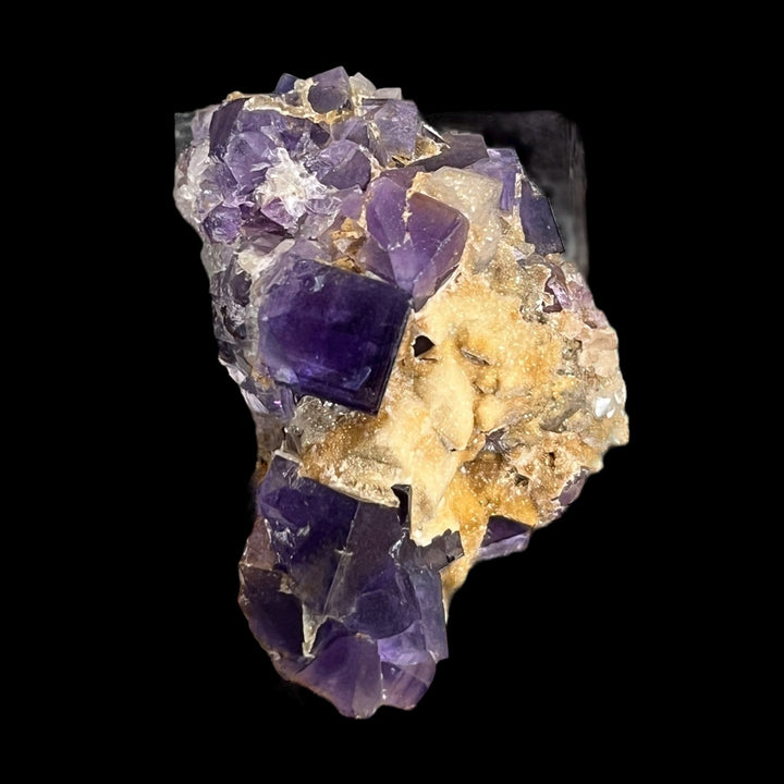 Fluorite fantôme et quartz Berbes Asturias Espagne FLS38