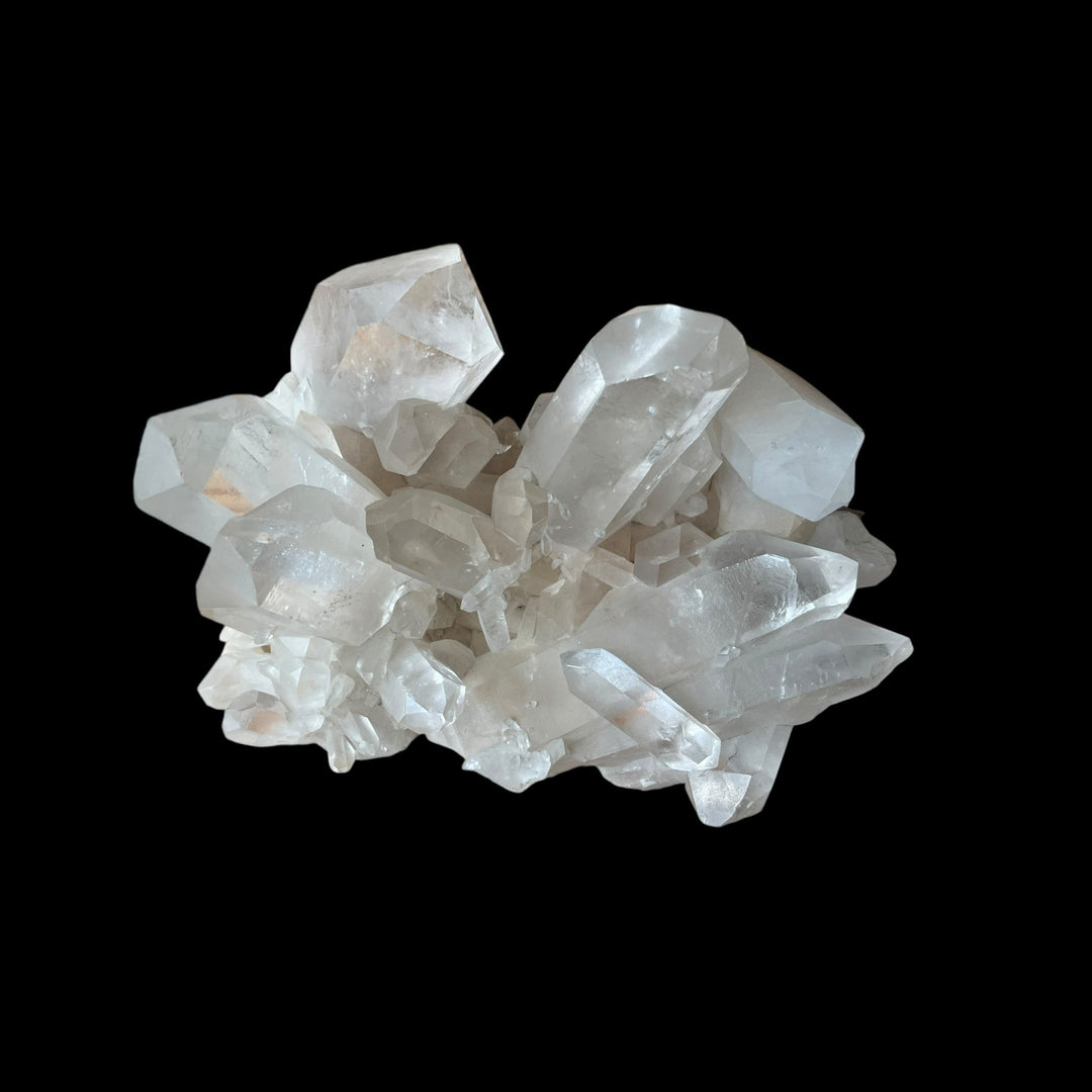 Große Bergkristalldruse aus den Alpen, 25 cm, Frankreich