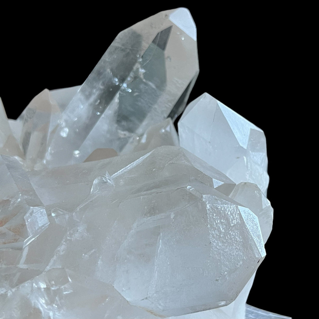 Große Bergkristalldruse aus den Alpen, 25 cm, Frankreich